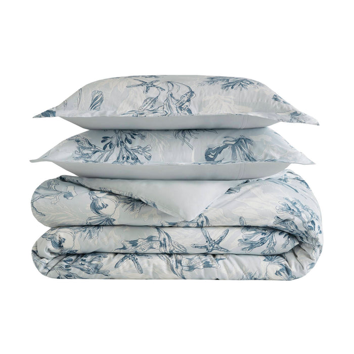 Fashion - King 100% Sateen Duvet Cover Set - Navy / Blue - Simple Home Plus