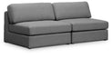 Beckham - Modular 2 Seat Armless Sofa - Simple Home Plus