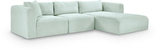 Shaggy - 3 Piece Modular Sectional - Simple Home Plus
