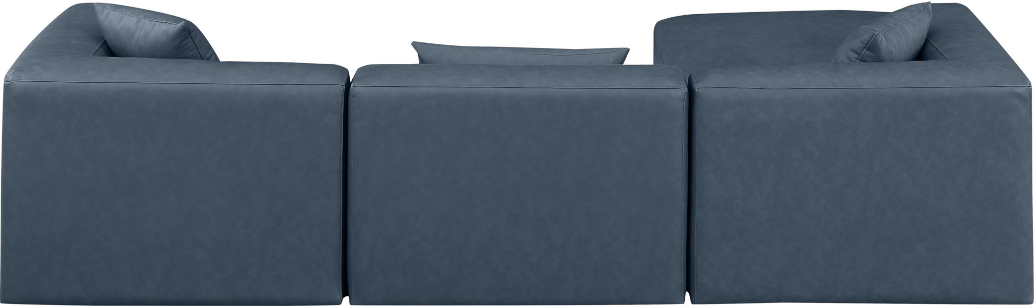 Cube - 4 Piece Modular Sectional With Chaise - Simple Home Plus