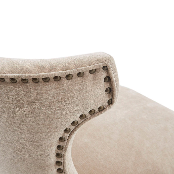 Emmett - 25.75" Swivel Counter Stool - Beige - Simple Home Plus