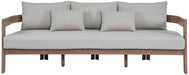 Newport - Water Resistant Fabric 86.75" Upholstered Outdoor Patio Sofa - Simple Home Plus