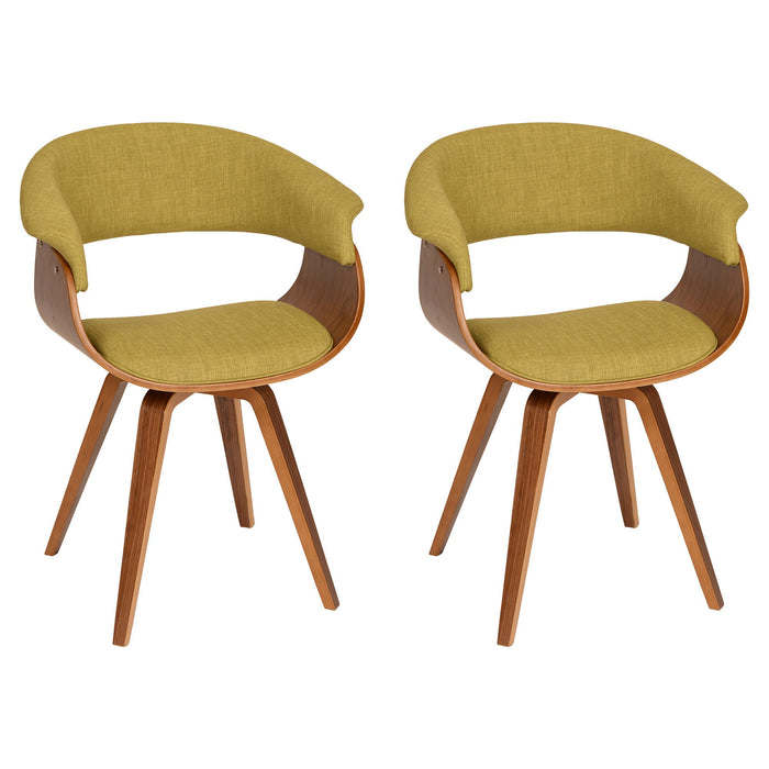 Summer - Modern Chair - Walnut Wood - Simple Home Plus