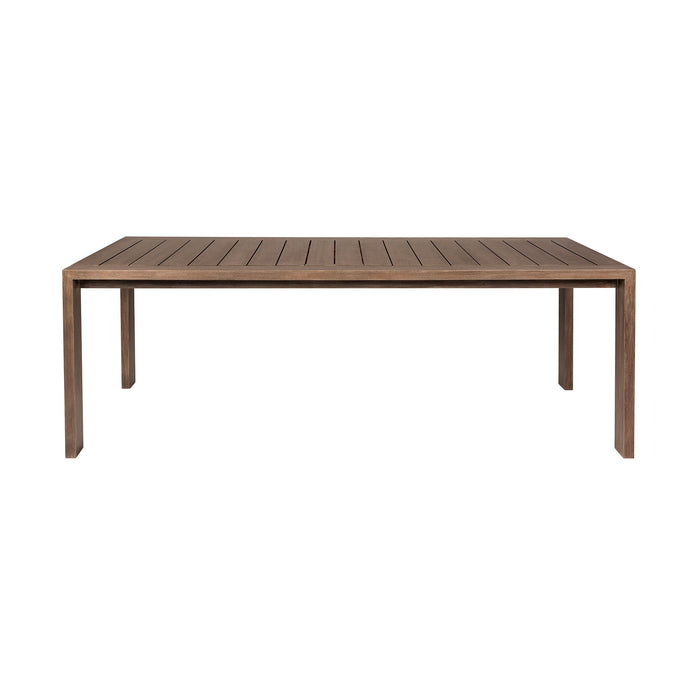 Relic - Outdoor Patio Dining Table - Weathered Eucalyptus - Simple Home Plus