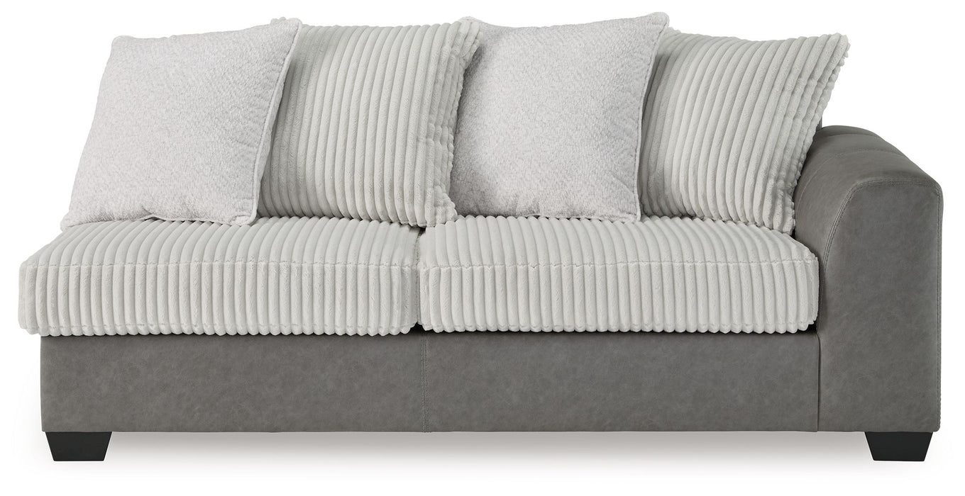 Clairette Court - Raf Sofa - Alloy - Simple Home Plus