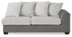 Clairette Court - Raf Sofa - Alloy - Simple Home Plus