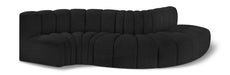 Arc - Boucle Fabric 5 Piece Modular Sofa - Simple Home Plus