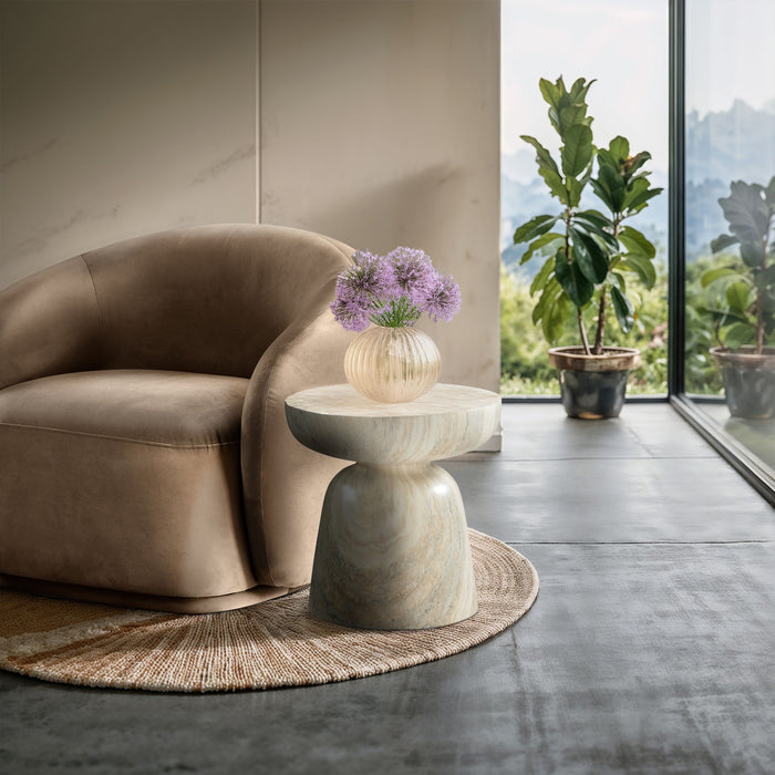 Avellino - Concrete End Table - Simple Home Plus