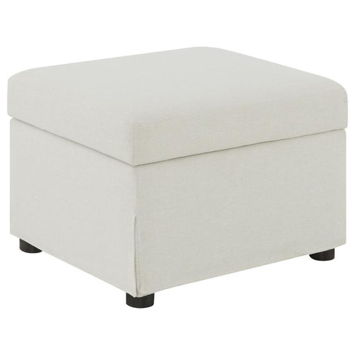 Winter - Upholstered Hydraulic Lift Top Storage Ottoman - Simple Home Plus