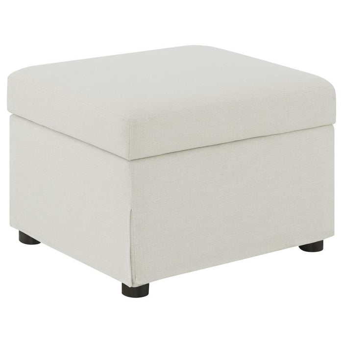 Winter - Upholstered Hydraulic Lift Top Storage Ottoman - Simple Home Plus
