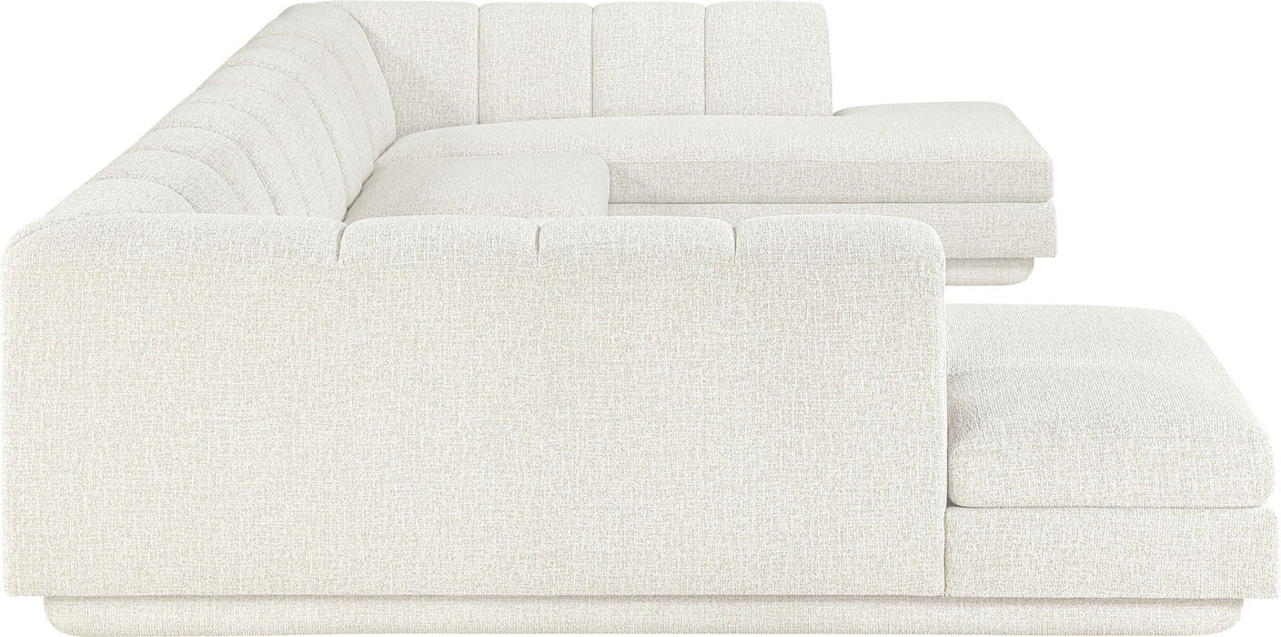 Modari - Sectional - Cream - Simple Home Plus