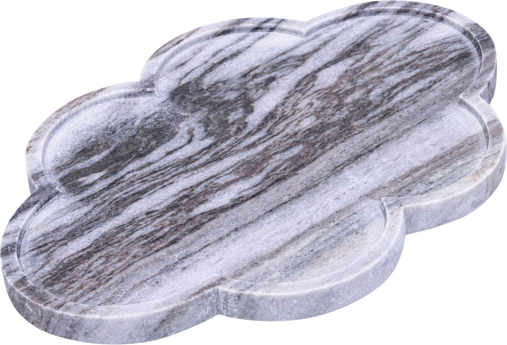 Rimini - Marble Clover Shaped Tray - Simple Home Plus