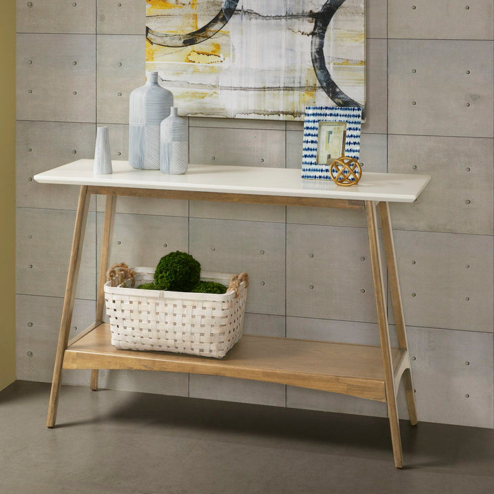 Parker - Console - Off-White / Natural - Simple Home Plus