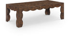Vassa - Burl Veneer Coffee Table - Simple Home Plus