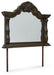 Maylee - Bedroom Mirror - Dark Brown - Simple Home Plus