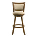 Aiden - Modern Farmhouse Swivel Wood Bar Height Kitchen Bar Stool - Simple Home Plus