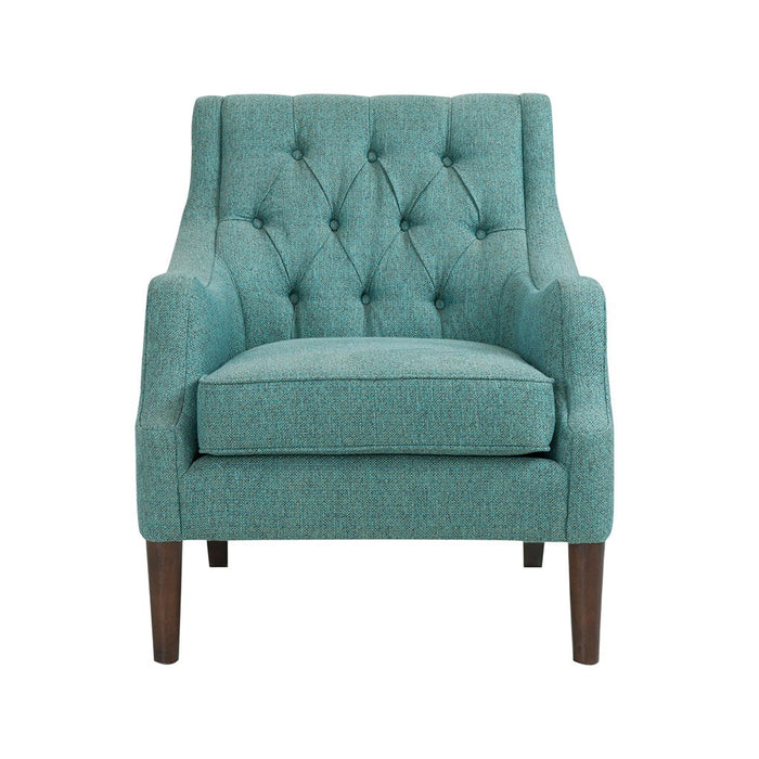Qwen - Button Tufted Accent Chair - Teal - Simple Home Plus