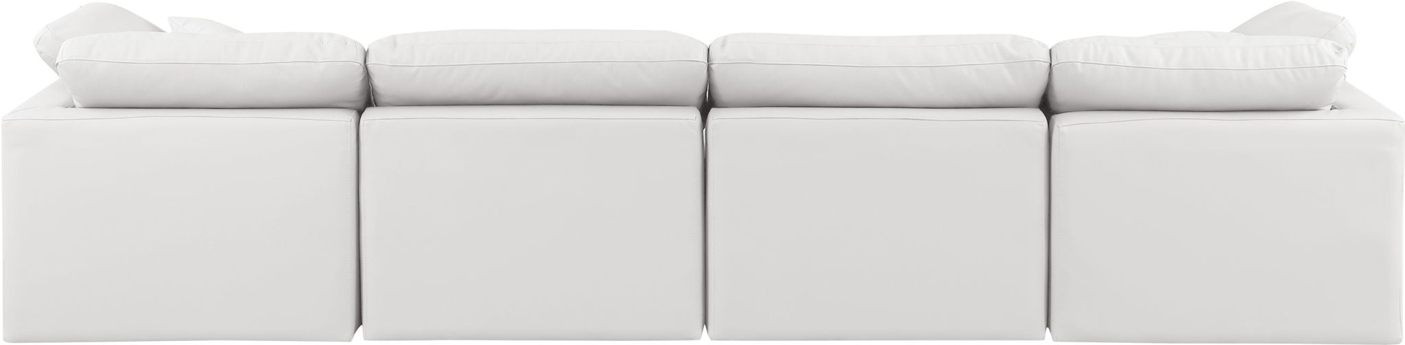 Indulge - Faux Leather 4 Seat Modular Sofa - Simple Home Plus