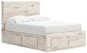 Lawroy - Panel Bed With Storage - Simple Home Plus