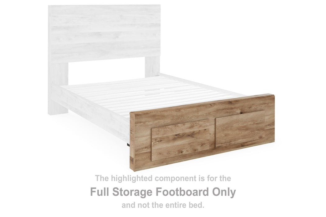 Hyanna - Full Storage Footboard - Tan - Simple Home Plus