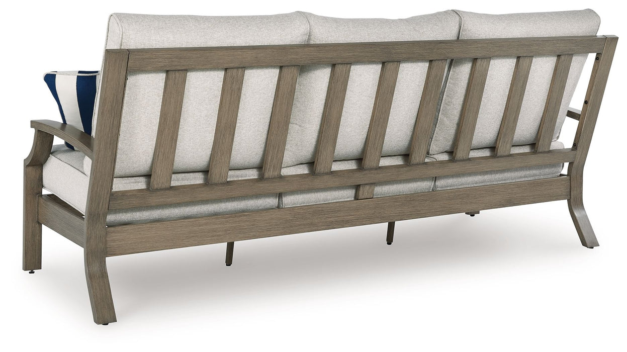 Rainier Ranch - Brown / Beige - Sofa With Cushion - Simple Home Plus