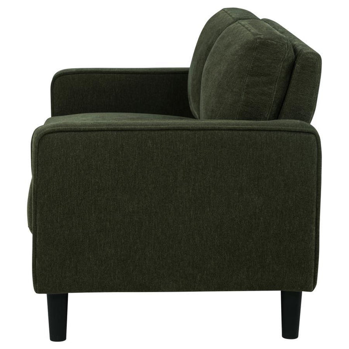 Ruth - Upholstered Track Arm Loveseat - Simple Home Plus