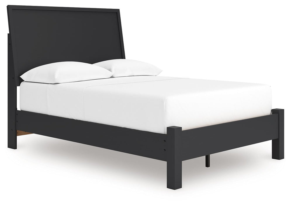 Danziar - Panel Bed With Low Footboard - Simple Home Plus