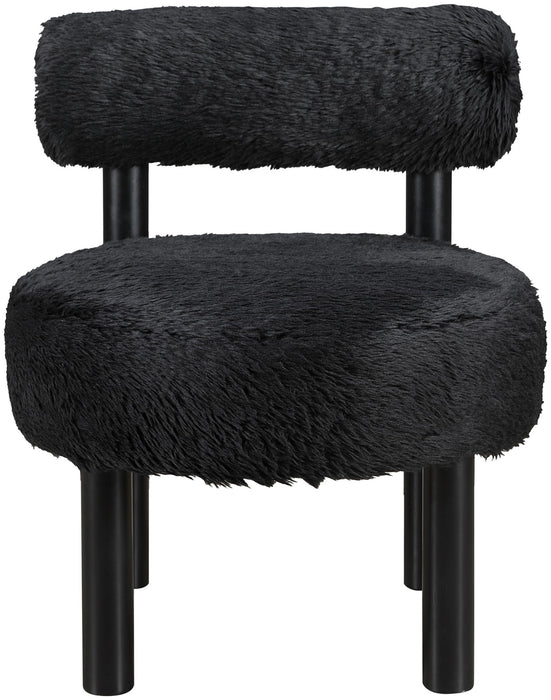Ambre - Vegan Shearling Fabric Upholstered Accent Chair - Simple Home Plus