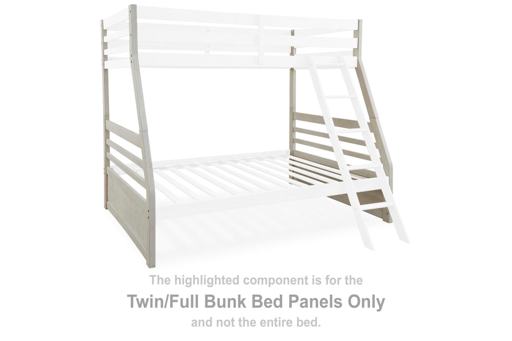 Robbinsdale - Twin/Full Bunk Bed Panels - Antique White - Simple Home Plus