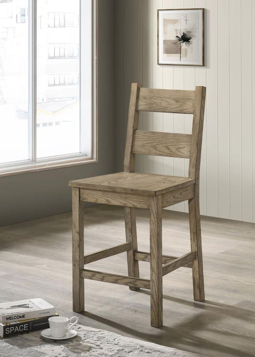 Cardova - Counter Height Dining Chair (Set of 2) - Vineyard Oak - Simple Home Plus