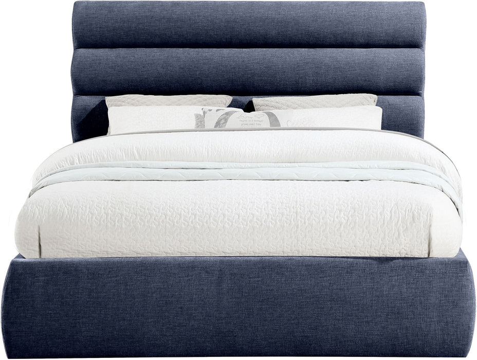 Adam - Chenille Fabric Bed With 52" Headboard - Simple Home Plus