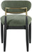 Riccio - Fabric Dining Side Chair (Set of 2) - Black And Gold Frame - Simple Home Plus