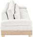 Turin - Chenille Fabric Upholstered Modular Sectional - White - Simple Home Plus