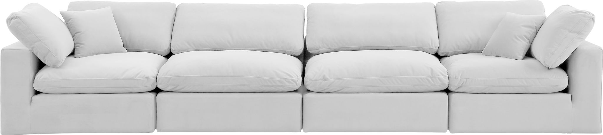 Comfy - Velvet Modular Sofa 4 Seats - Simple Home Plus
