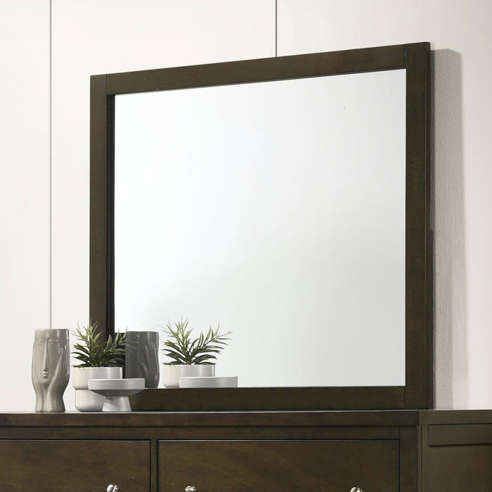 Wilkes - Dresser Mirror - Dark Cocoa - Simple Home Plus