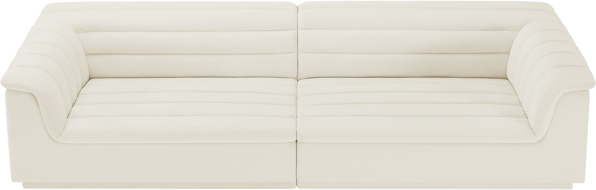 Cascade - Velvet Modular Sofa - Simple Home Plus