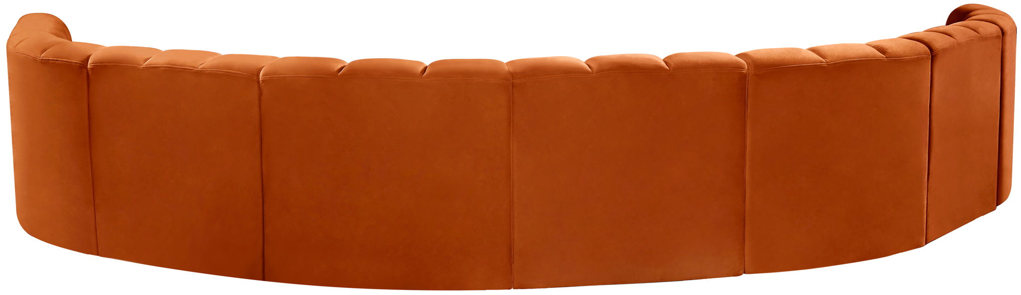 Arc - Velvet 8 Piece U-Shaped Modular Sofa - Simple Home Plus