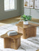 Abeford - Brown - Accent Cocktail Table (Set of 2) - Simple Home Plus