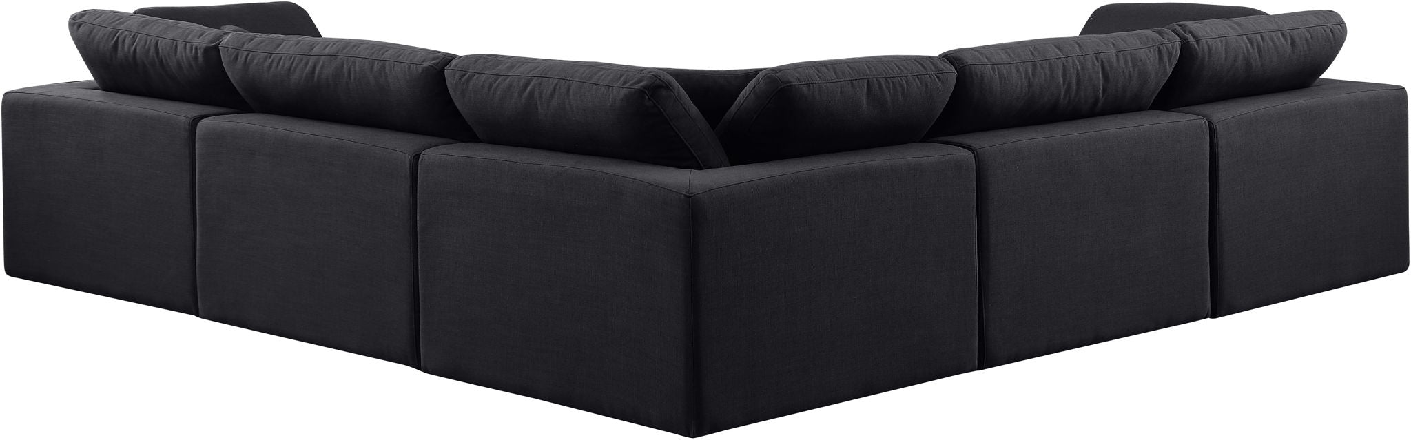 Comfy - 5 Piece Linen Modular Corner Sectional - Simple Home Plus