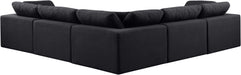 Comfy - 5 Piece Linen Modular Corner Sectional - Simple Home Plus