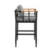 Orlando - Outdoor Patio Bar Stool With Cushions - Simple Home Plus