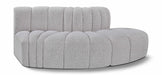 Arc - Boucle Fabric 3 Piece Modular Sofa - Simple Home Plus