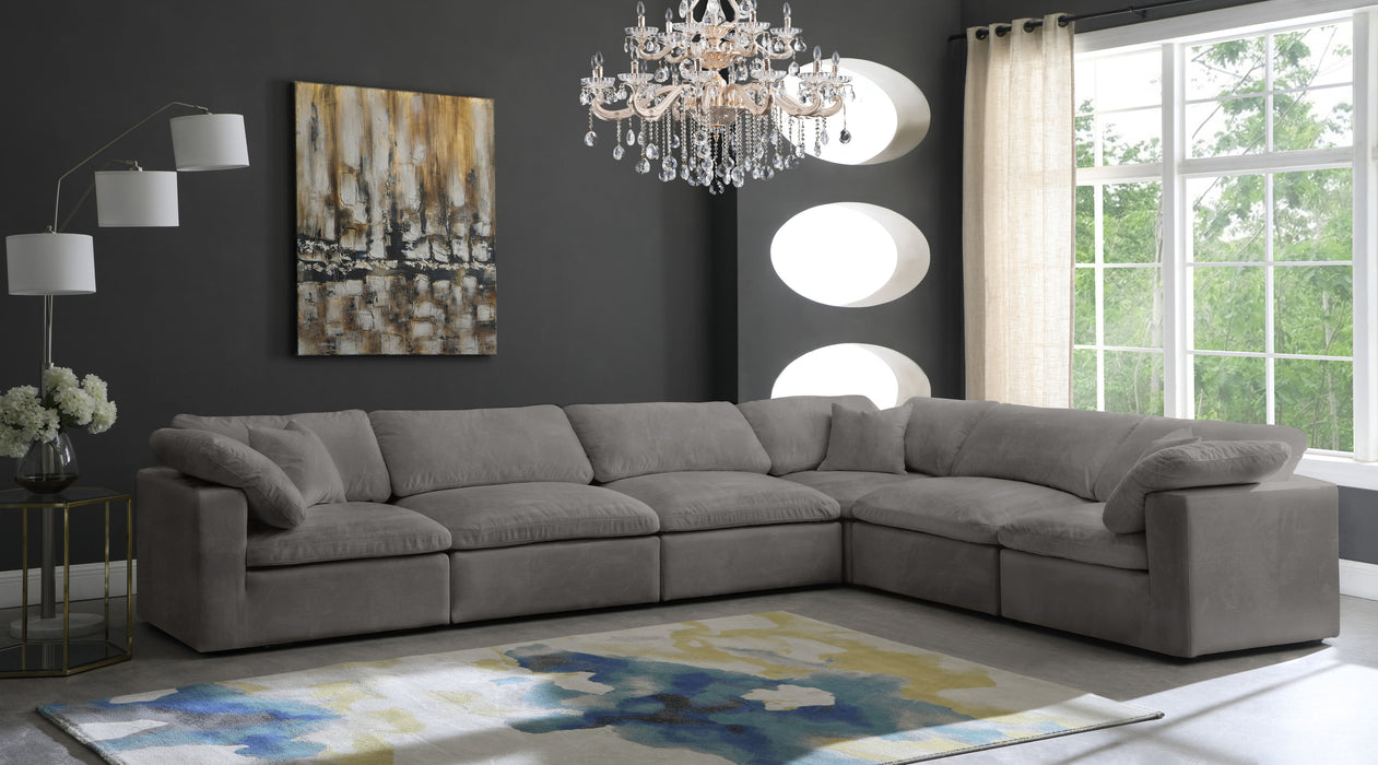 Cozy - 6 Piece Modular Corner Sectional - Simple Home Plus