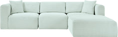 Shaggy - 4 Piece Modular Sectional - Simple Home Plus