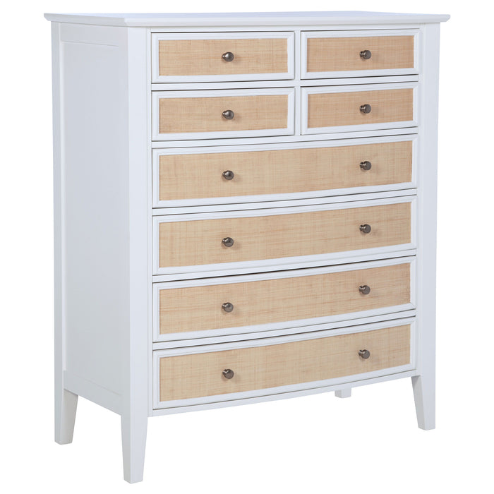 Bexhill - 8-Drawer Chest Of Drawers - White - Simple Home Plus