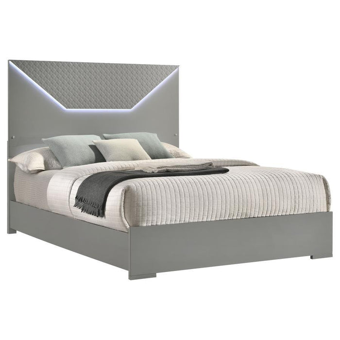 Ives - Panel Bed LED Headboard - Simple Home Plus