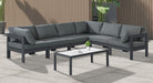 Nizuc - Outdoor Patio 6 Piece Modular Sectional With Gray Frame - Simple Home Plus