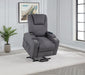Louie - Chenille Upholstered Power Lift Massage Chair - Simple Home Plus