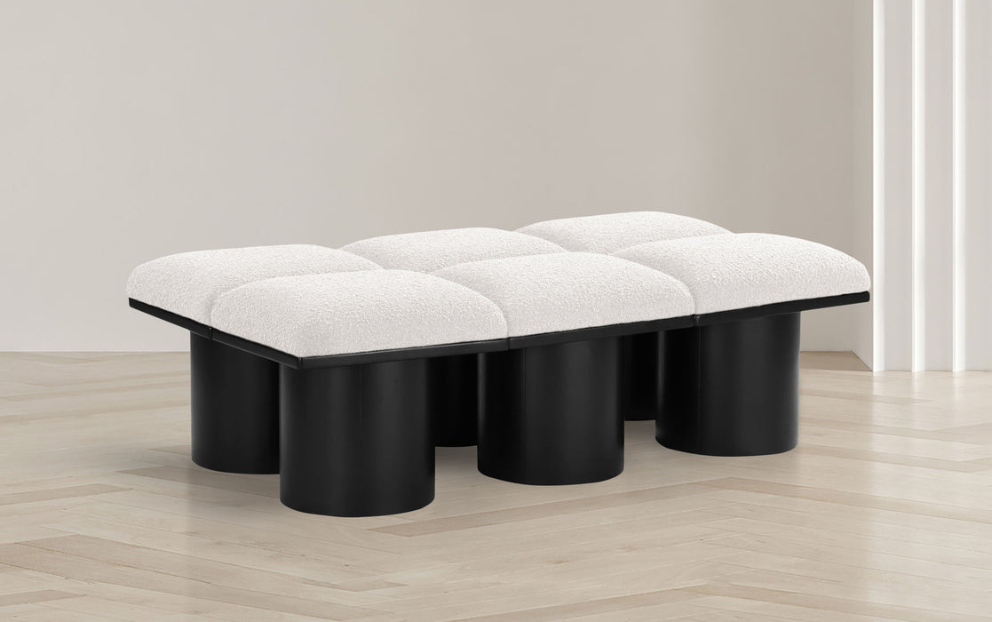 Pavilion - 6 Piece Modular Bench With Black Base - Simple Home Plus