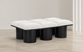Pavilion - 6 Piece Modular Bench With Black Base - Simple Home Plus